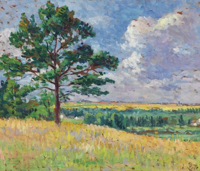 Landscape Near Mereville by Maximilien Luce